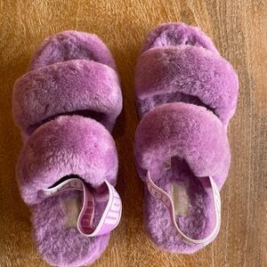 UGG Plush Lilac Slippers